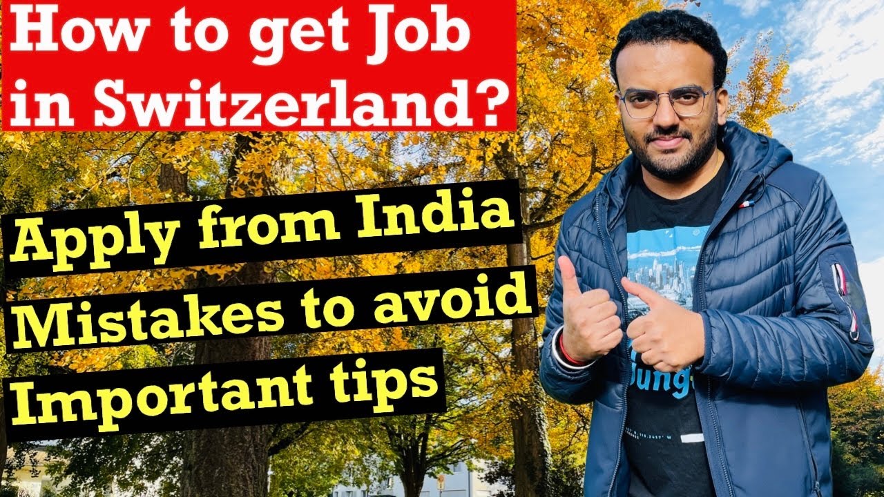 How To Find Jobs In Switzerland | Jobs In Europe | Living In Switzerland | Indian Life In Europe