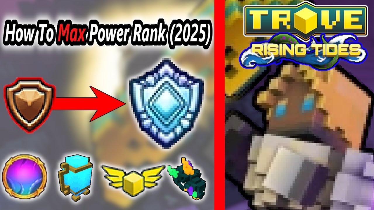How To Get Max Power Rank (2025) | Everything You NEED to Know In Trove!