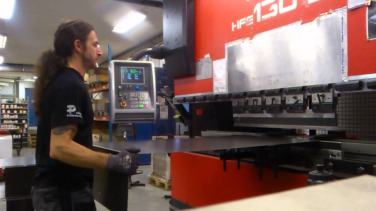 Me working on the Amada Pressbrake HFE 130