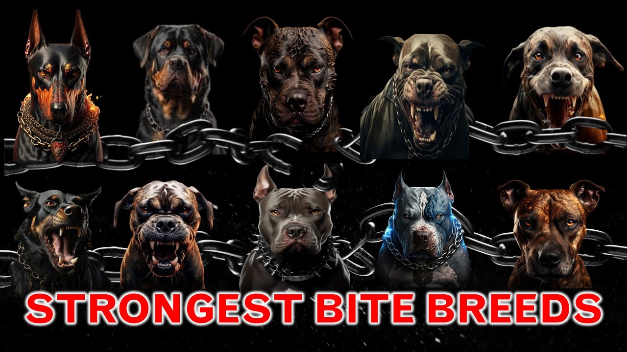 Top 15 Dog Breeds with the Strongest Bite Force in the World