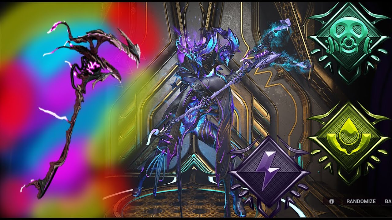 Warframe - Coda Caustacyst: Gas, Corrosive, & Electricity Influence / Afflictions Build.