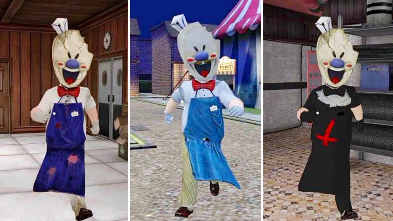 Normal Rod Vs Rod In His Parent's Outfit | Ice Scream 3 Joseph Mod Vs Ice Scream 7 Evil Nun Mod