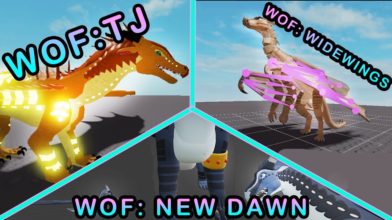 ALL Development from 3 different Wings of Fire games! ( The Journey, New Dawn, Widewings)