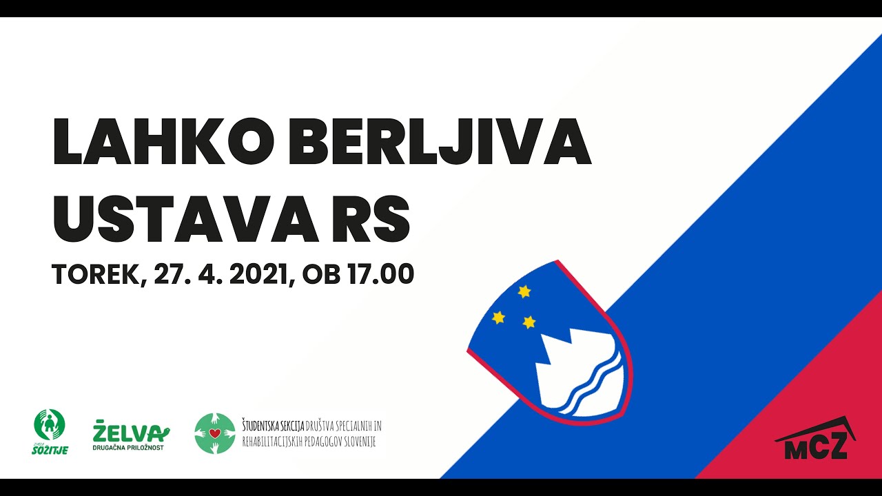 Predstavitev Lahko berljive Ustave RS