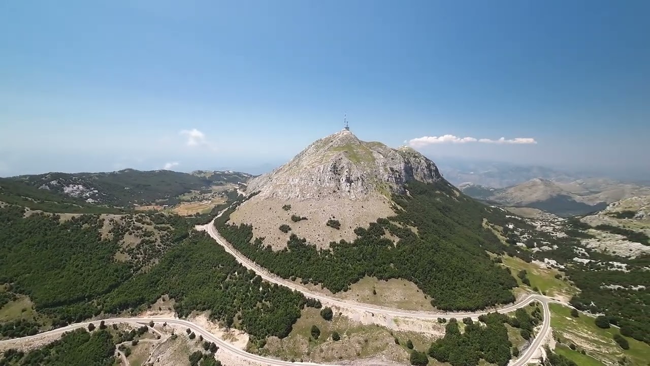 Lovcen National Park, Montenegro, filmed with an FPV drone