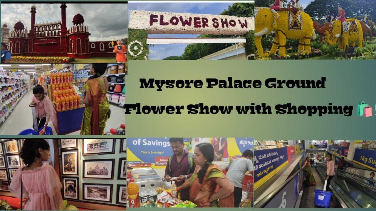 #ಮೈಸೂರಿನ# ಅರಮನೆ ಮೈದಾನದಲ್ಲಿ ನಡೆದ ಹೂವಿನ ಪ್ರದರ್ಶನ#🥰😘😍 Flower Show in #Mysore# 😍
