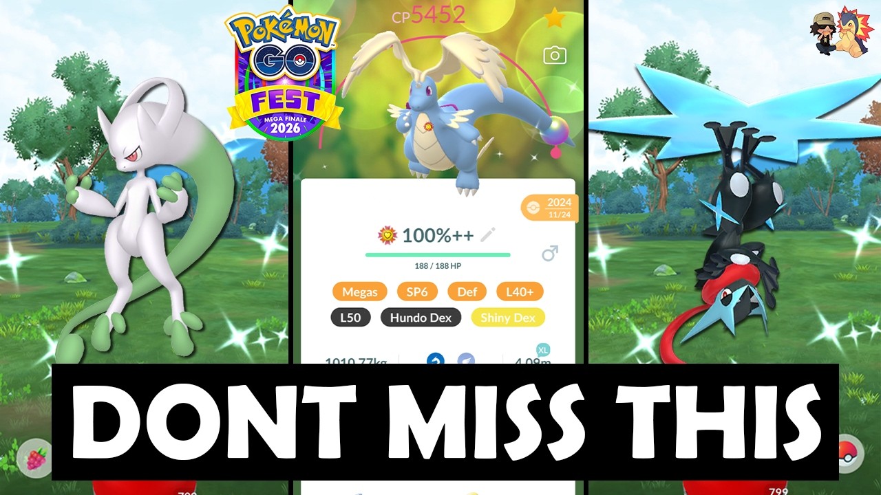 Pok&eacute;mon GO Fest Mega Finale: Everything You Need To Know!
