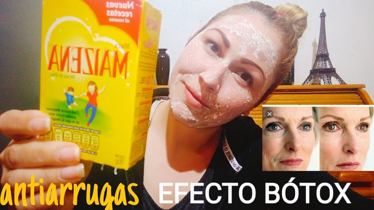 Mascarilla de Maizena con efecto BOTOX luce 10 a&ntilde;os m&aacute;s joven