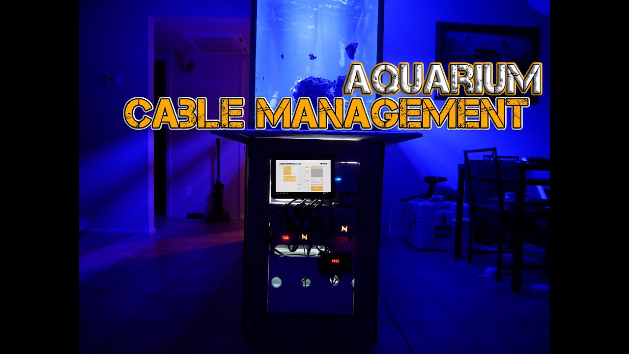 Aquarium Cable management