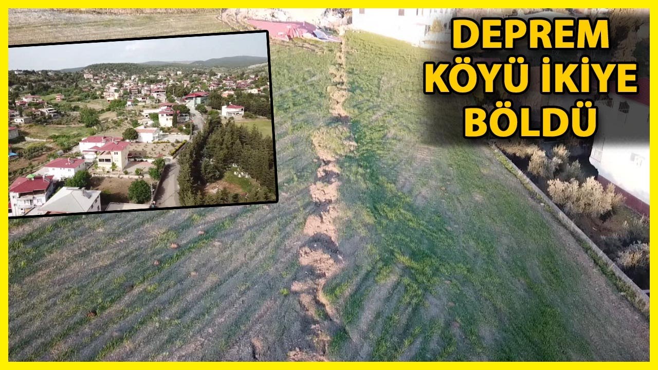 Köyü Ortadan Ayıran Yarık