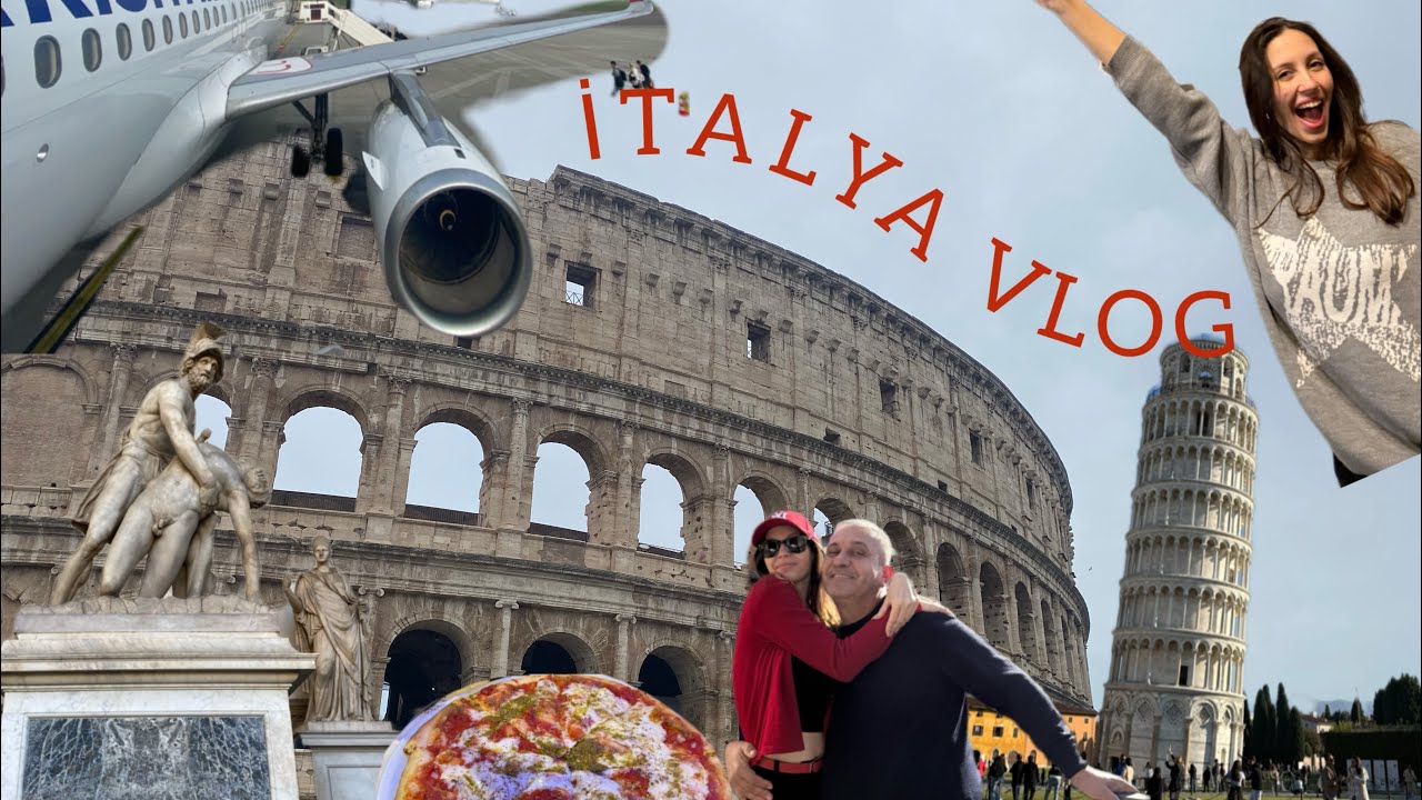 İTALYA VLOG | Roma-Floransa-Pisa 🇮🇹🍝🍕