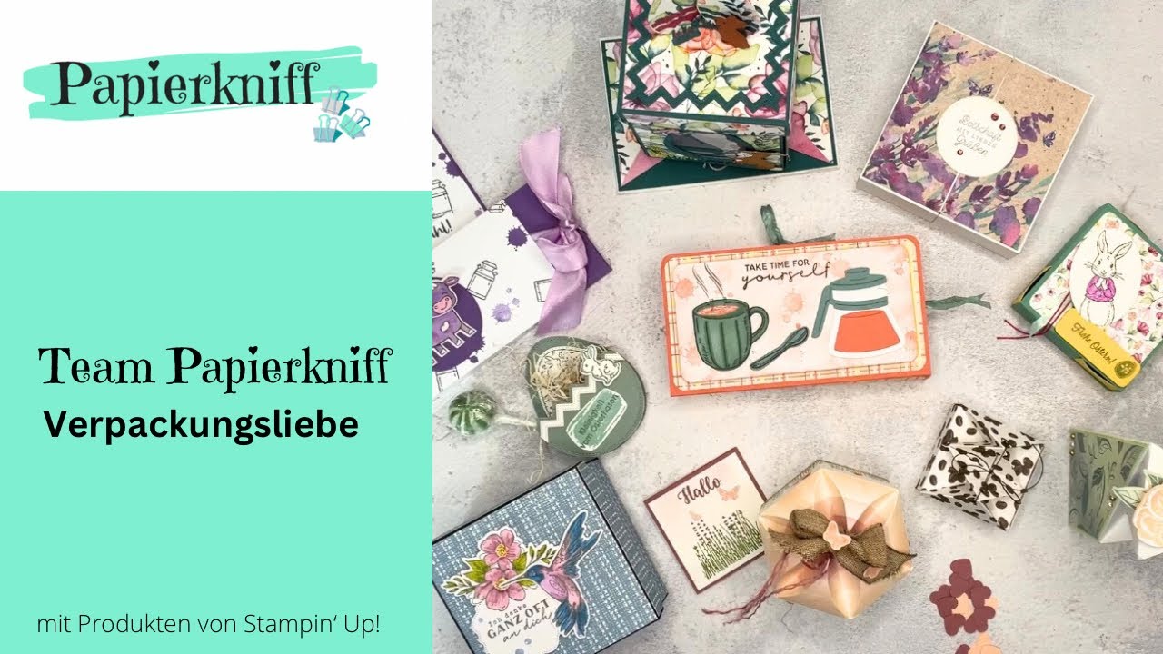 💡wundervolle Ideen und Inspirationen zum Thema Verpackungsliebe 💡 Team Papierkniff