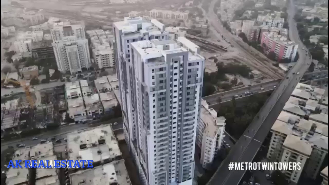 A 30 story High Rise Residential Project known as Metro Twin Towers in Clifton Karachi