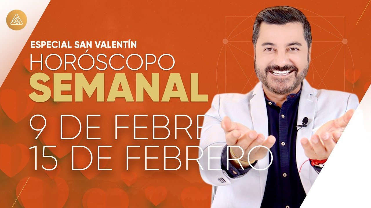 Horóscopo Especial San Valentín del 9 al 15 de febrero con Alfonso León