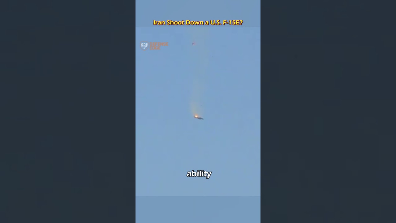 Американский истребитель F-15E сбит Ираном в Кувейте.