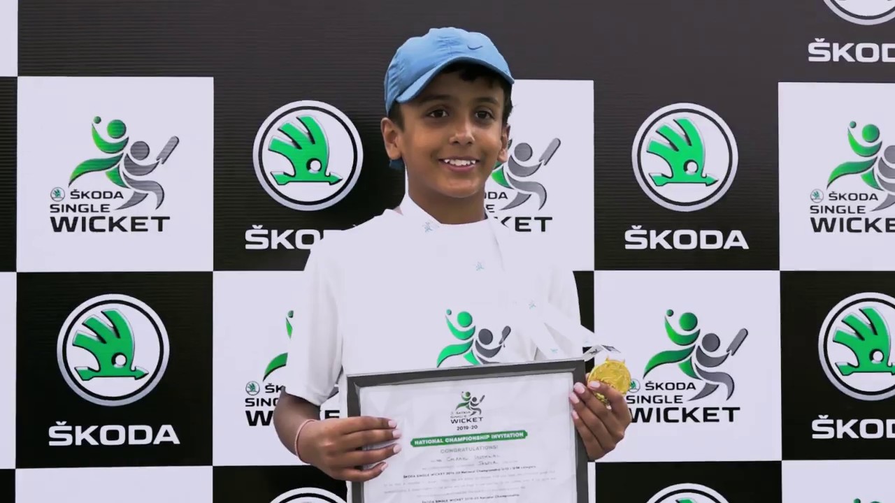&Scaron;KODA SINGLE WICKET - Jaipur - U12 HIghlights