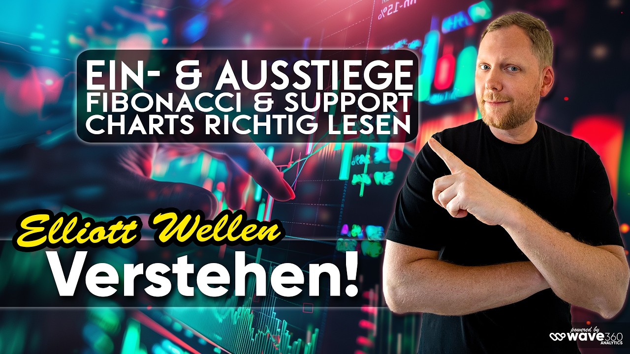 Elliott Wellen Charts verstehen leicht gemacht, Ein & Ausstiege, Fibonacci & Support-Zonen l Wave360
