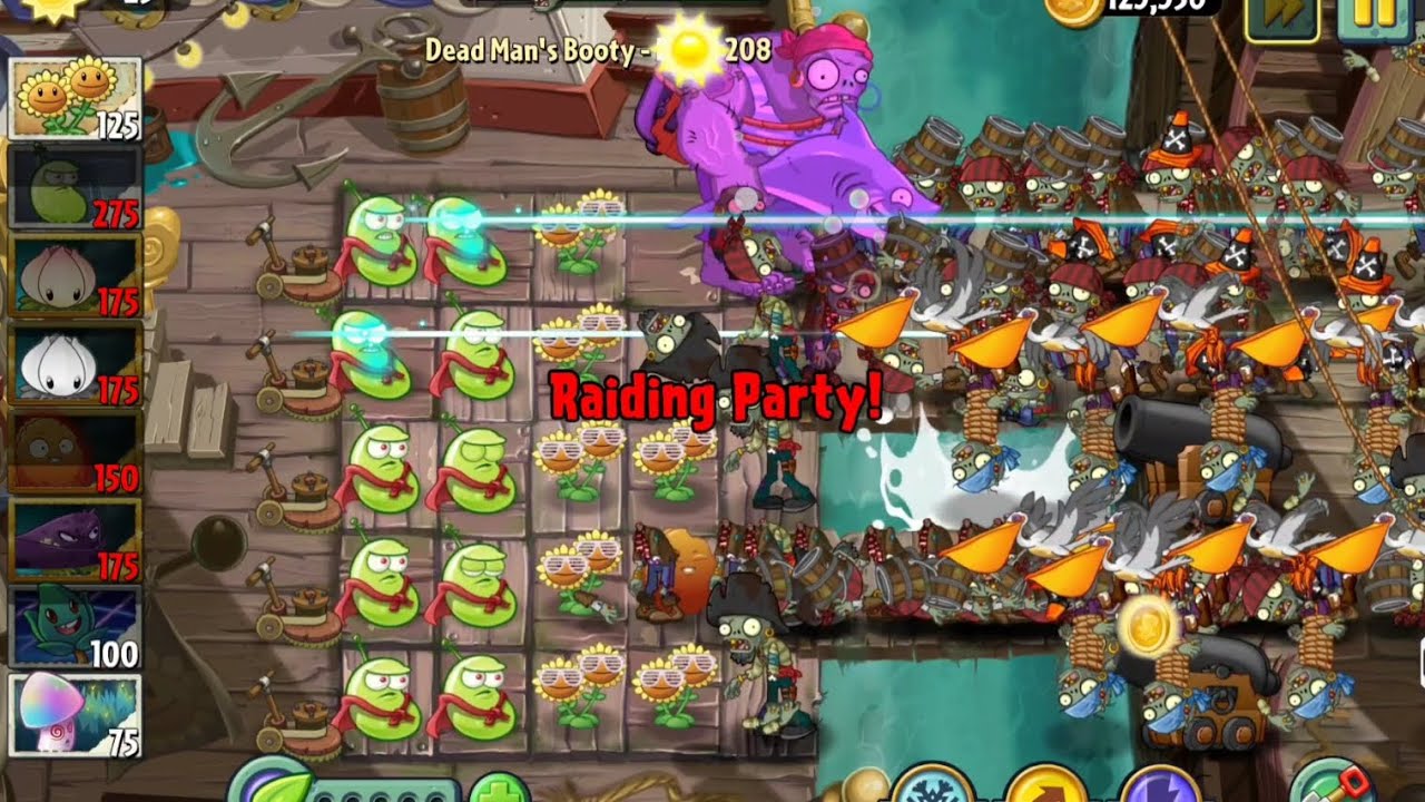 Dead Man's Booty 201 - 210 | Plants Vs Zombies 2 Reflourished Endless Zone 