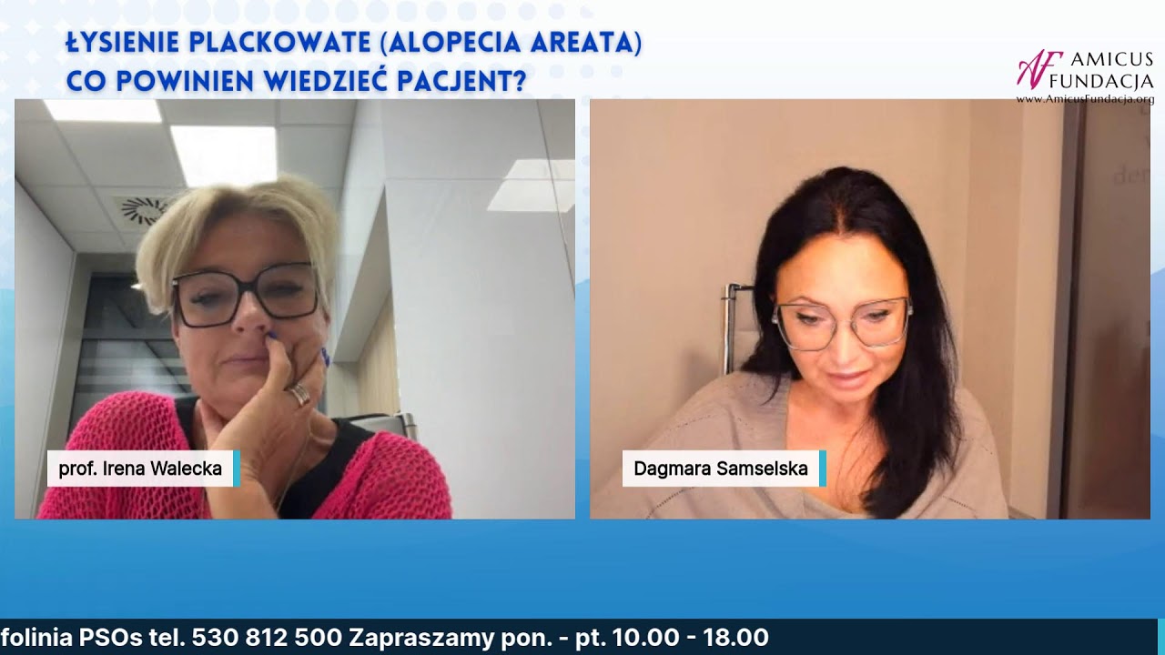 Łysienie plackowate - Co powinien wiedzieć pacjent?
Prof. Irena Walecka