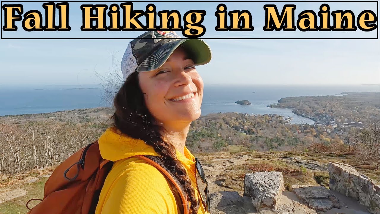 A Late Fall Hike in Maine w Ocean Views | Mount Battie to Mount Megunticook, Camden Hills State Park