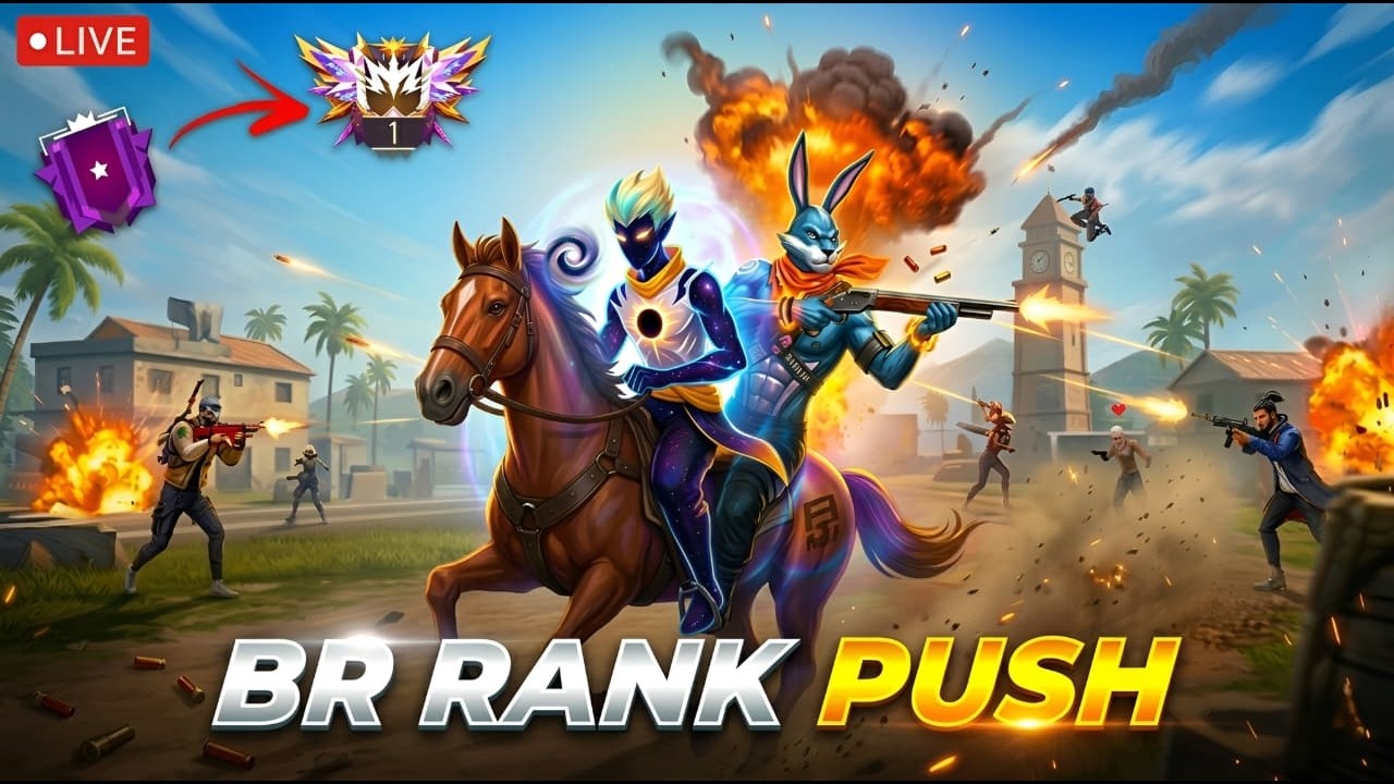 🔴[Live Free Fire New Rank Season Rank Push Live !! #freefirelive