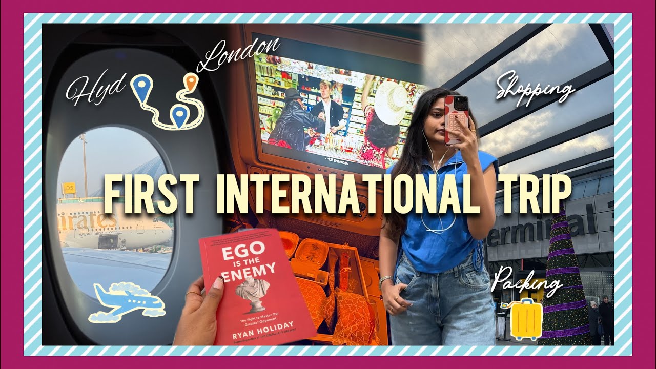 My first international trip 🛩️🇬🇧 Crossing borders & finding pieces of myself ✨ Muddhugumma🎀
