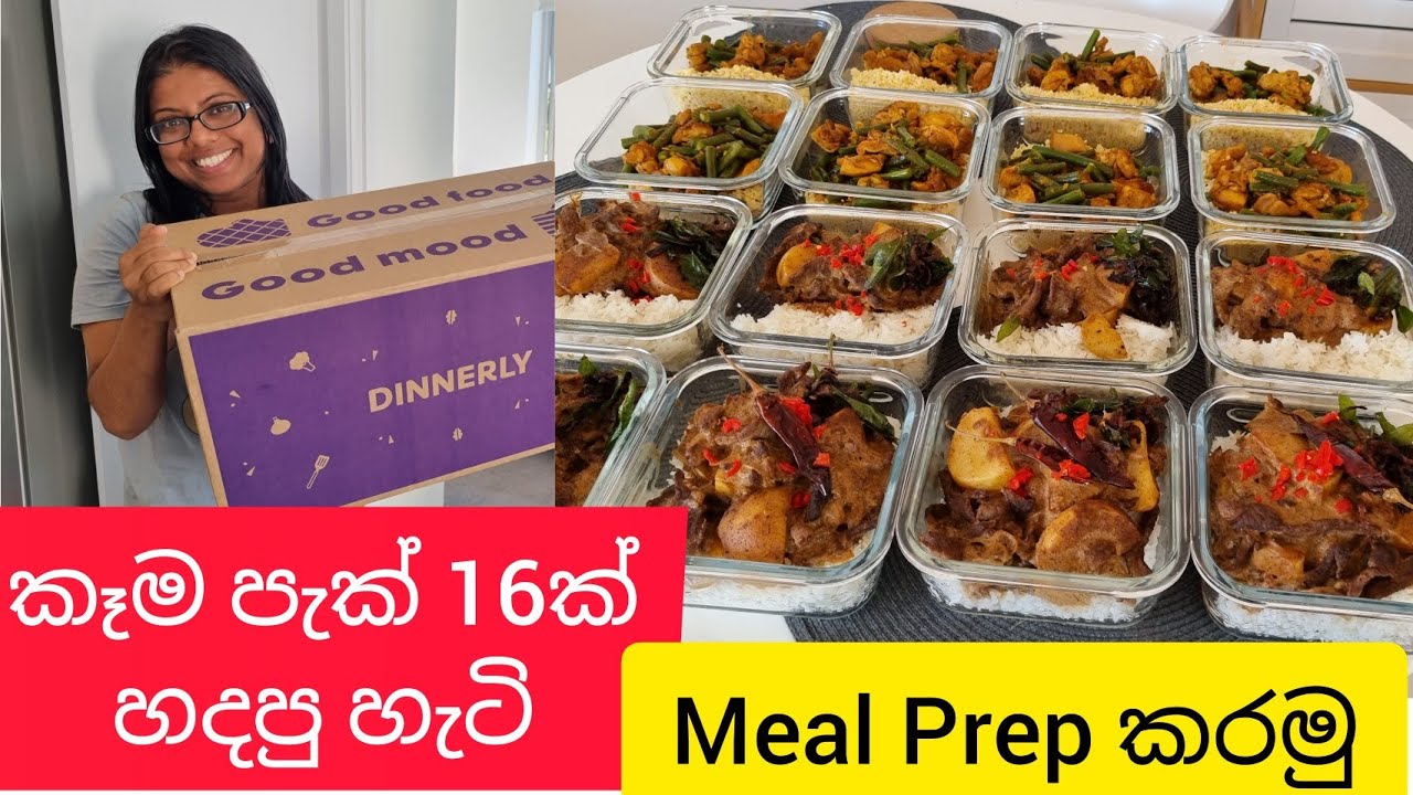 Meal Prep vlog! සතියටම කෑම හදමු!