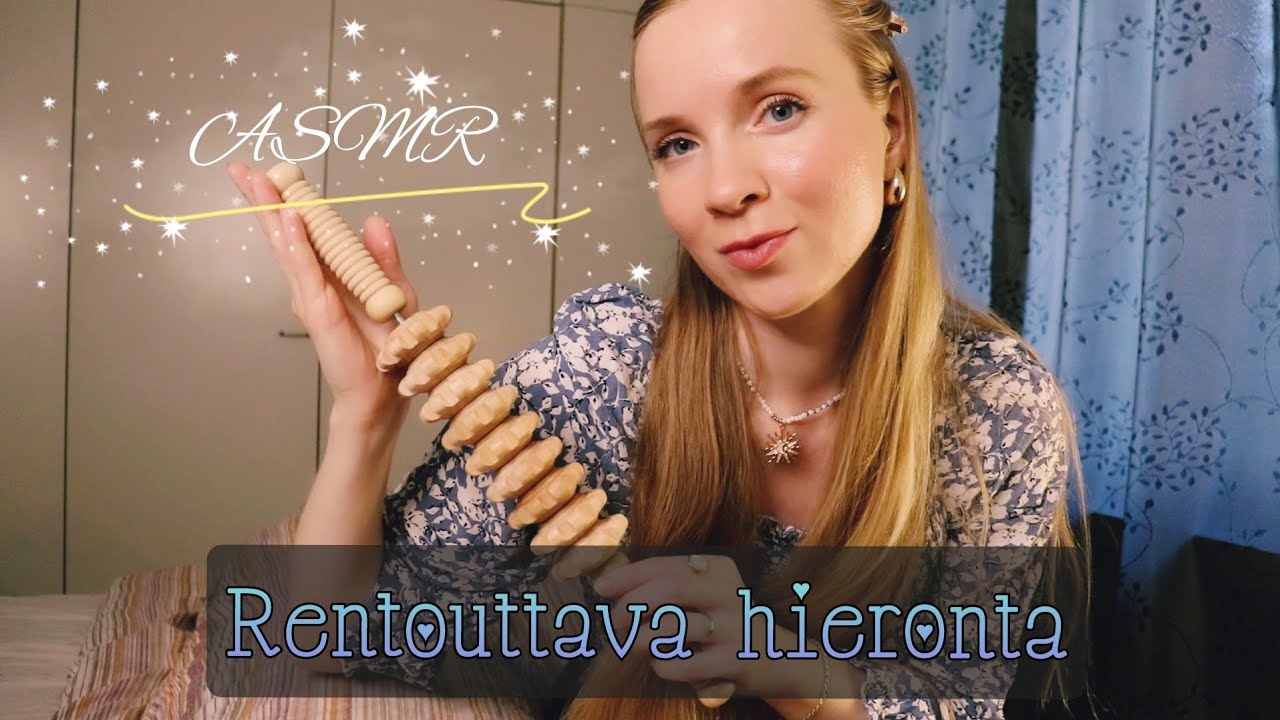 ASMR SUOMI Rentouttava Kehon Hieronta & Energian Puhdistaminen Roleplay ASMR REIKI Body Massage