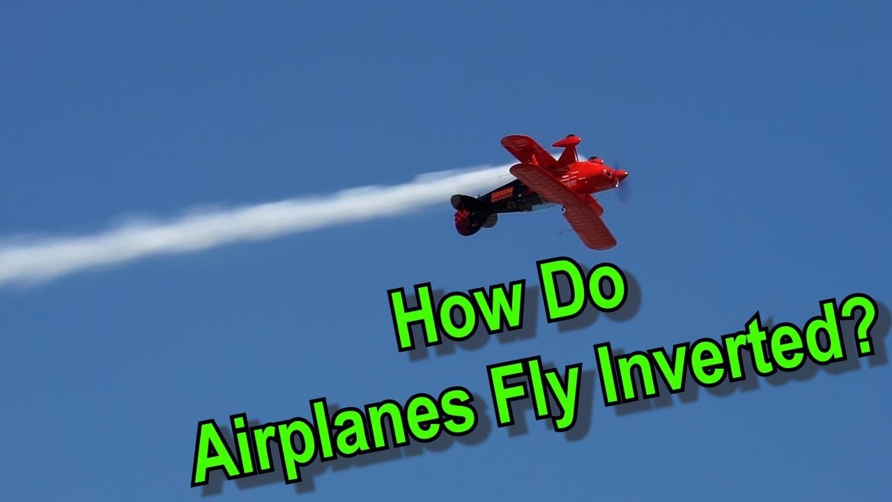 How Airplanes Fly Inverted Explained With Kitchen Science