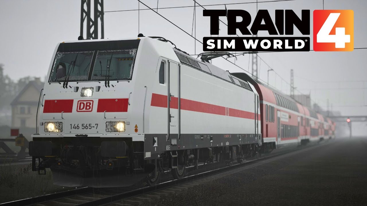 Ersatzzug im Regenschauer | BR 146.5 DB Fernverkehr | TRAIN SIM WORLD 4 
