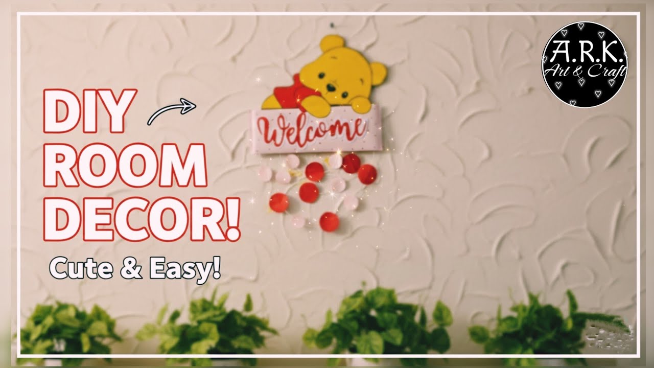 😍You WON'T BELIEVE How Easy This Room Decor Is! (MUST SEE!) 🤯✨I Used The Cutest Disney Hack! 🍯🐻 DIY 