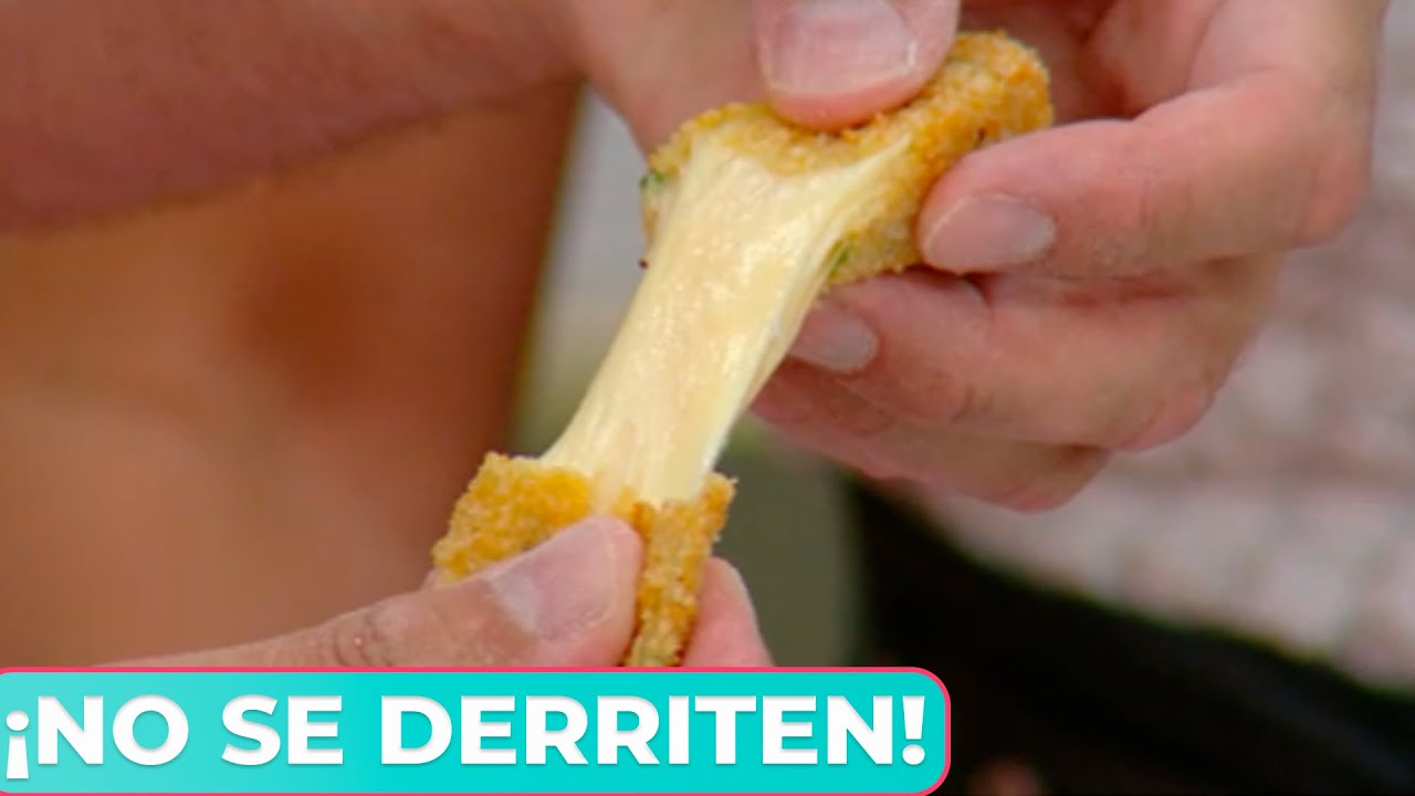 Cómo hacer bastones de queso que no se derritan ni exploten durante la cocción