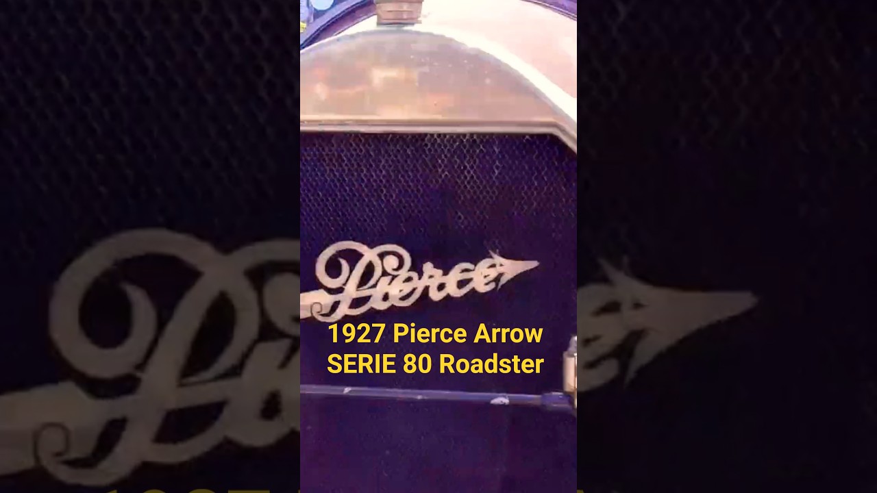 1927 Pierce Arrow Serie 80 Roadster - – Eine Amerikanische Klassiker-Ikone 
