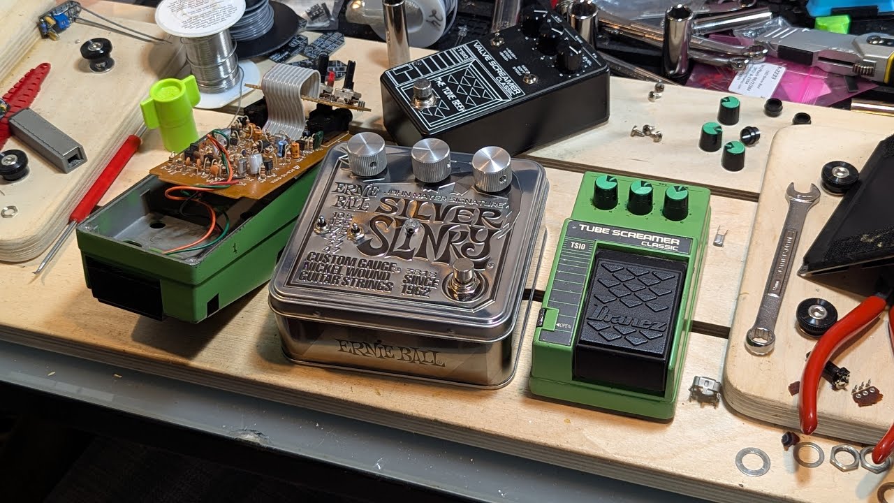 Ernie Ball Silver Slinky Tube Screamer | Building a VS10.5 in the Tin!