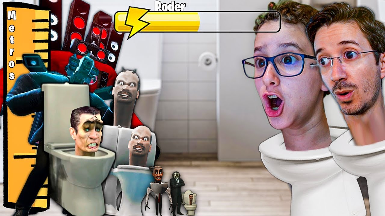 Descubra o Tamanho e Poder dos SKIBIDI TOILET