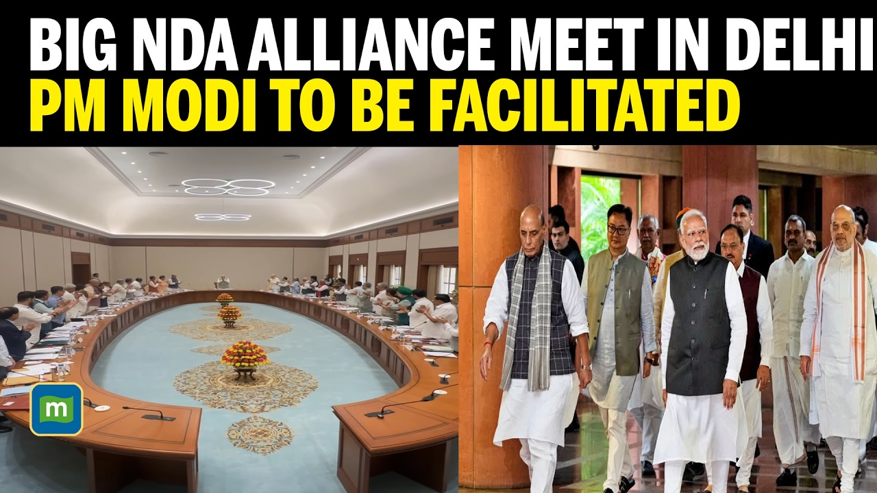 LIVE: Big NDA Meet in Delhi as PM Modi Becomes India's Longest-Serving Prime Minister