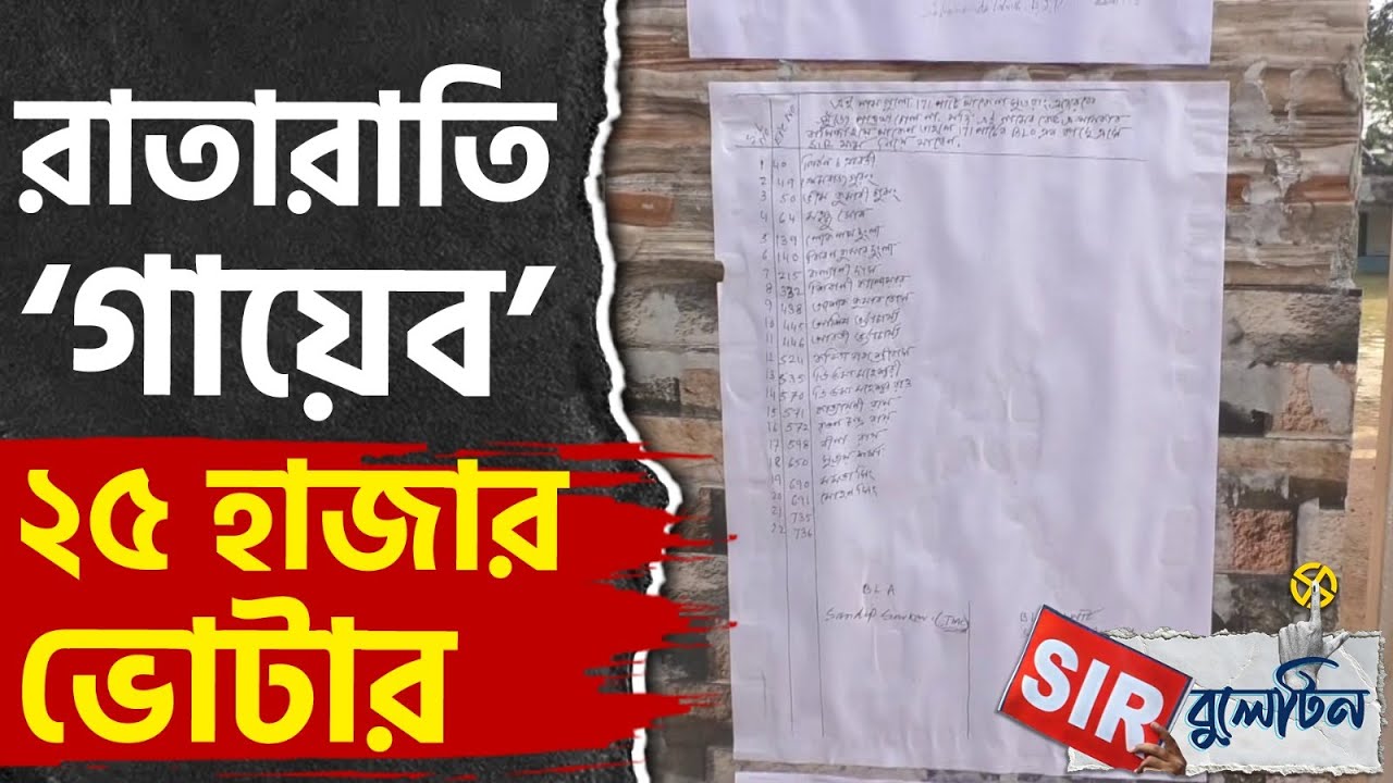 Top SIR News Today: রাজ্যজুড়ে আজকের SIR-এর বড় খবরগুলি একনজরে | #TV9D