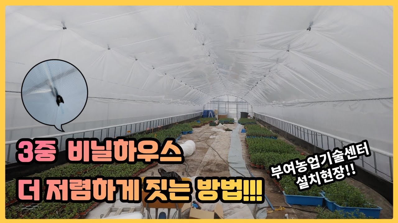 조아락&파이프 다중비닐하우스 견적비교!! / 훨씬 저렴하게 다중온실을 짓는법 / 조아락 3중 비닐하우스