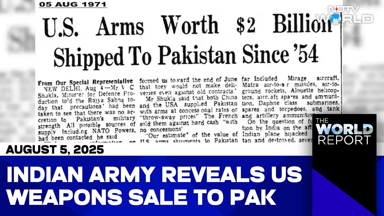 India US Ties | Indian Army Mentions US Arms Supply To Terror Hub Pakistan
