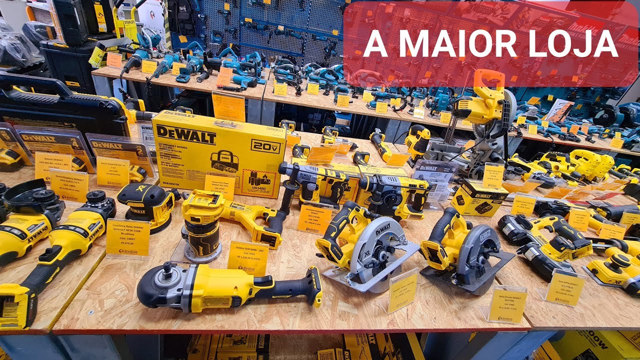 A MAIOR LOJA DE FERRAMENTAS DE PORTO ALEGRE RS - DRYSTORE MAKITA DEWALT BOSCH STANLEY VONDER EINHELL
