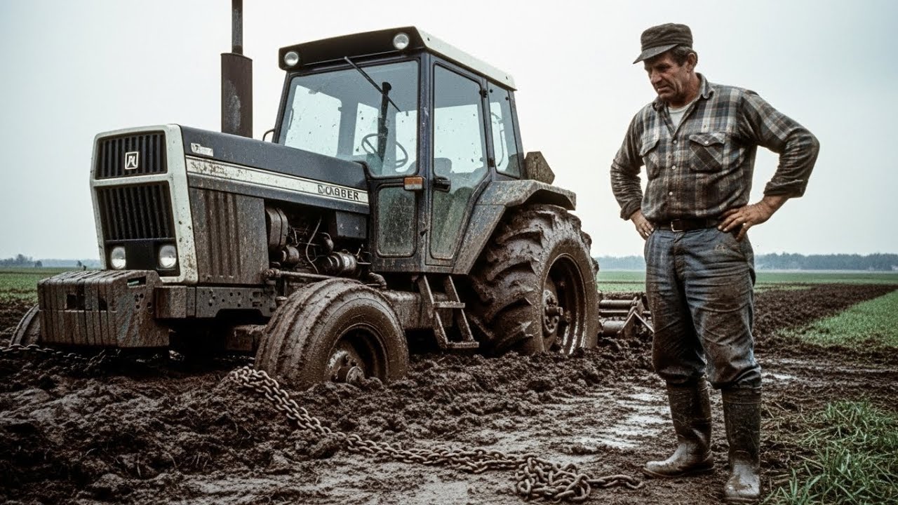 Neighbors Laughed His Old Farmall... Until He Pulled Two Combine Harvesters Out of The Mud One Week