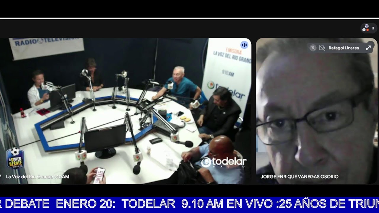 EL SÚPER DEBATE  ENERO 20:  TODELAR  9.10 AM EN VIVO :25 AÑOS DE TRIUNFOS :