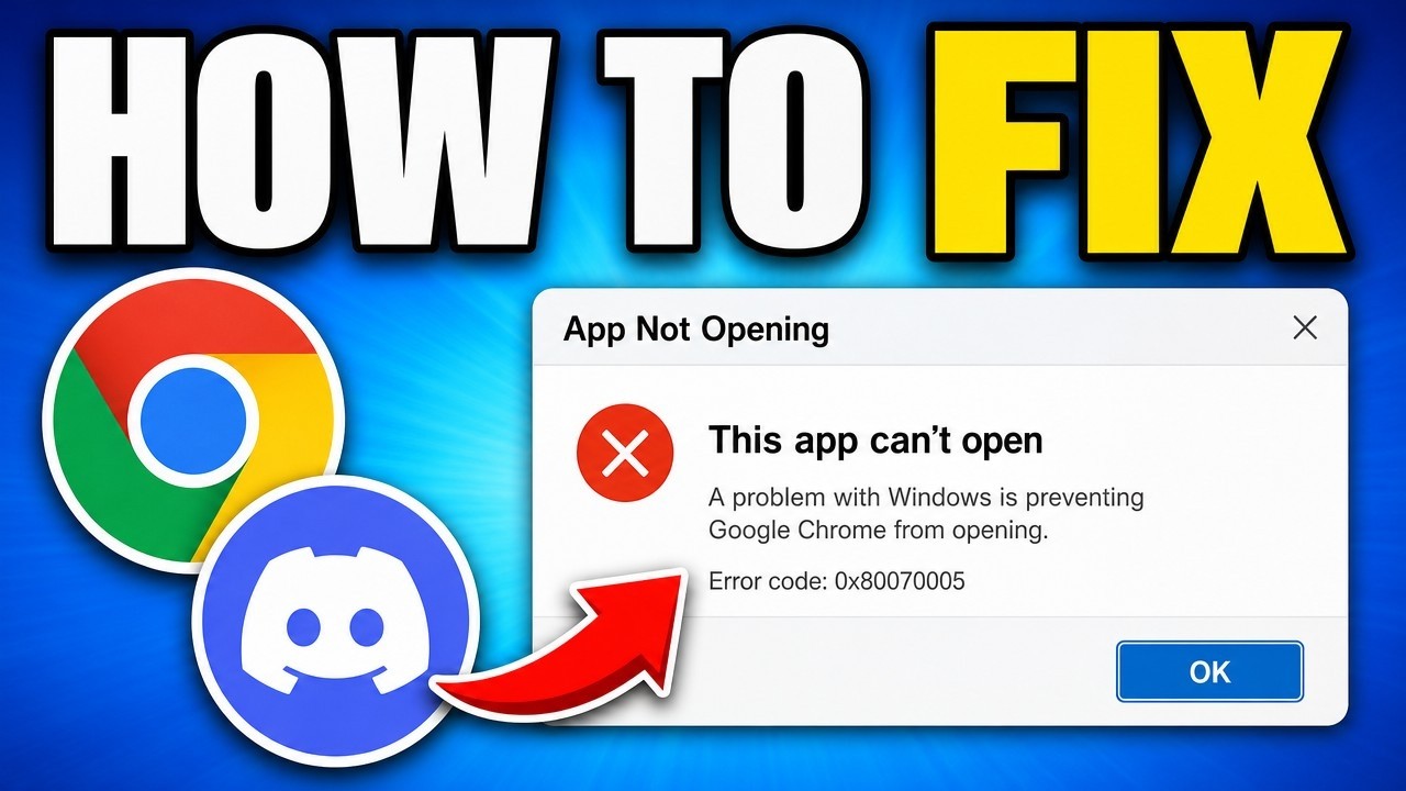 How To Fix Apps Not Opening Windows 11