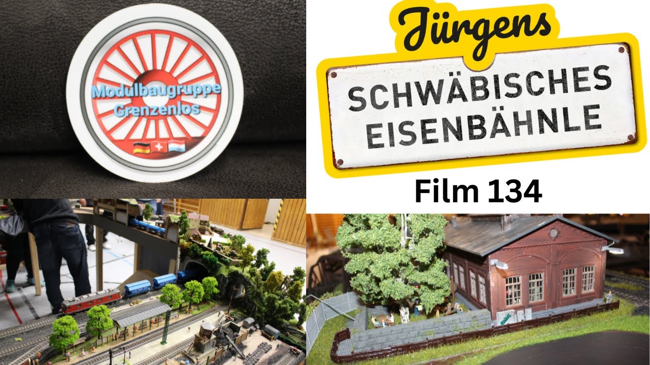 Film 134  Modultreffen in Gommersheim, Gleisdreieck und Anschluß einer Märklin 3-Wege-Weiche an M83