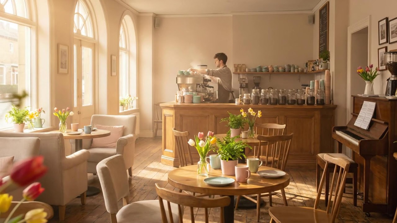 居心地の良いジャズと春の日差し 🌿🎶 平穏な朝