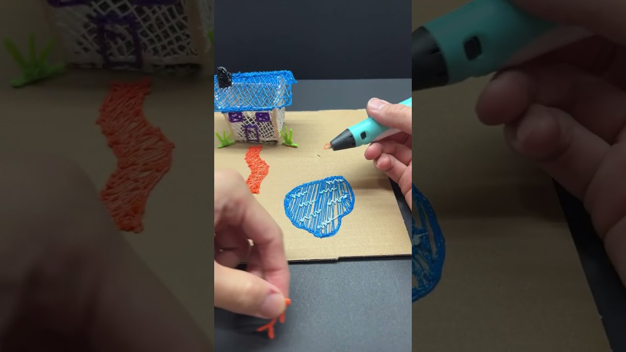 3D printing pen to create a home