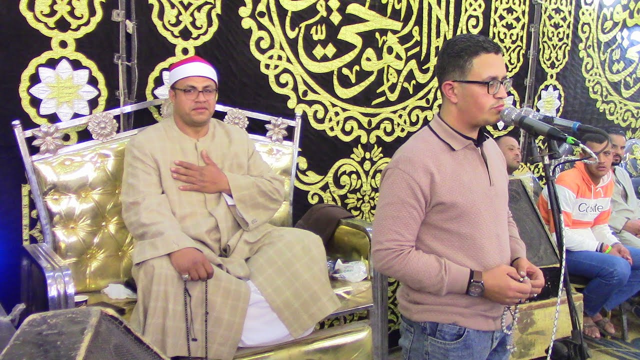 الشيخ مصطفى الشنشورى عزاء فقيد الشباب المهندس عمر احمد ابو عجيله  ربع الختام رائع اكوا الحصه  كفر ال