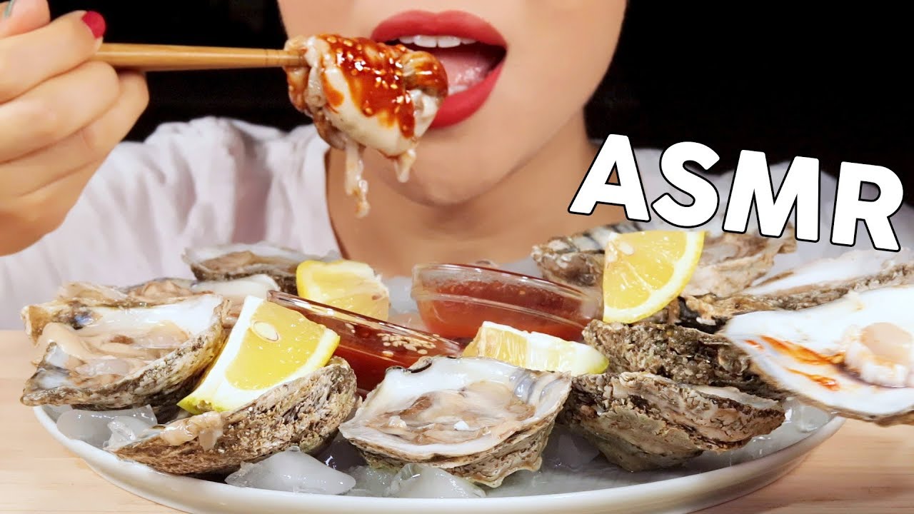 ASMR RAW OYSTERS 생굴 먹방 | MINEE EATS