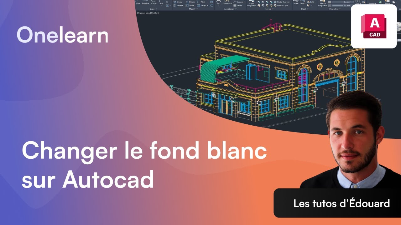 Comment changer le fond en blanc sur autocad