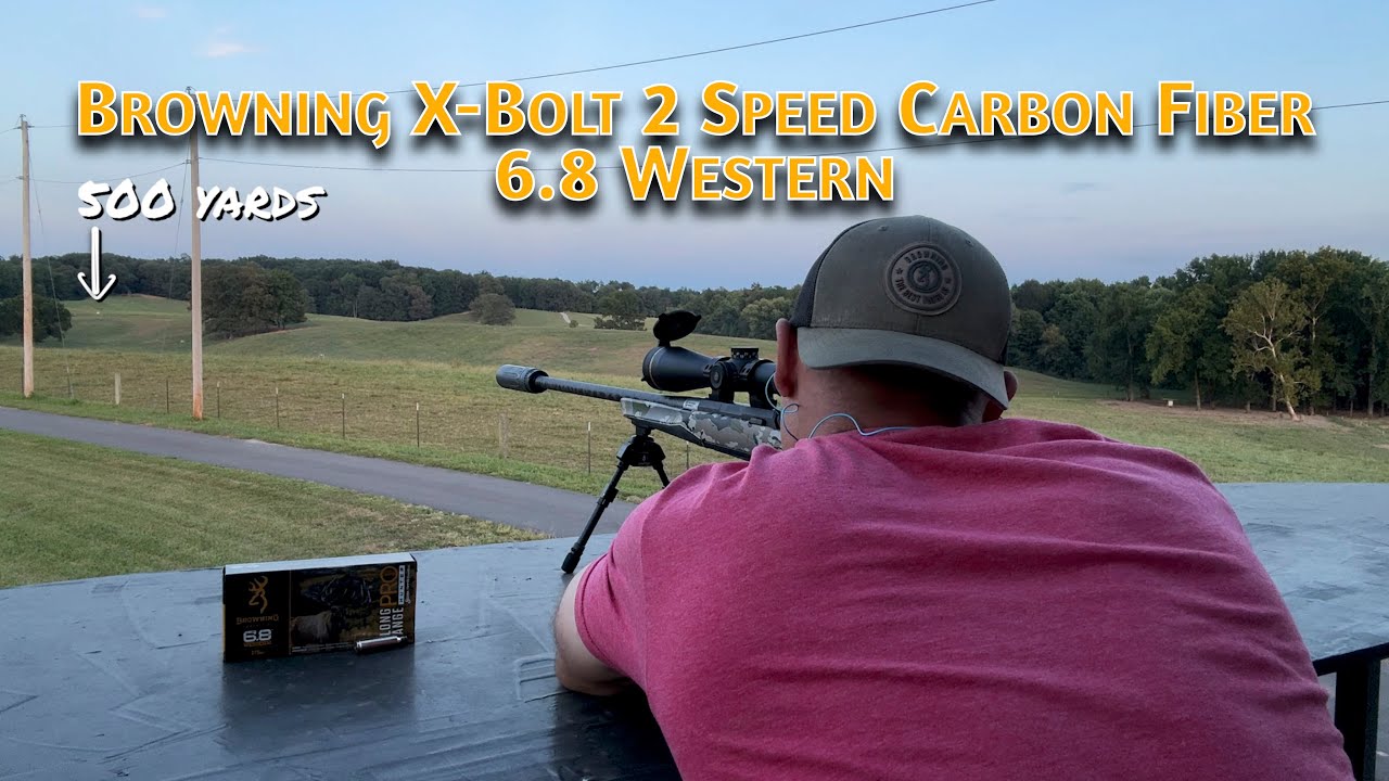 Browning X-Bolt 2 | 6.8 Western | 500 yard Group